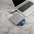 External CD DVD Drive for Laptop, USB 3.0 TypeC Portable CD DVD Player