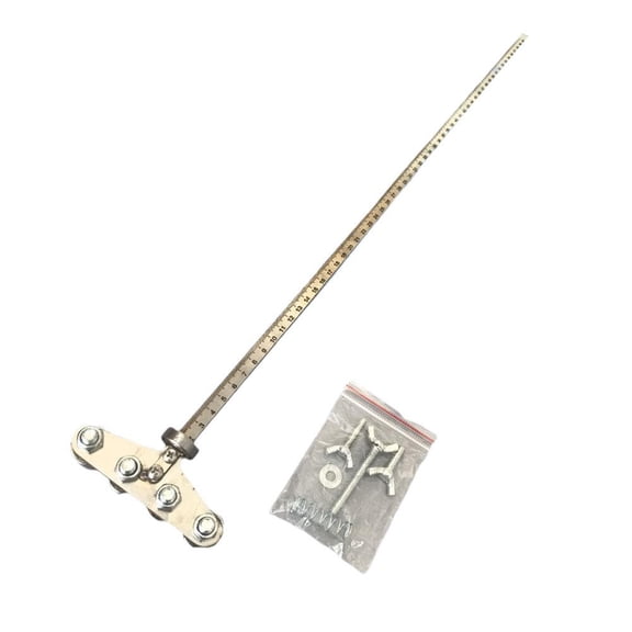 Circular Saw Rip Guide Ruler, 500mm Stainless Steel Cutting Guide for Handheld Electric Saw, with Bearings