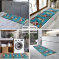 thumbnail image 2 of Dogs with Pioneer Flower Kitchen Rug Mat,Kitchen Runner Rugs Non Skid Washable,Decorative Kitchen Floor Mats for Kitchen,Sink,Laundry,17"X47", 2 of 5