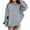 1#Grey, variant on Byoo Toddler Girls Solid Casual Hoodie Kids Unisex Pullover Hooded Sweatshirt with Pocket