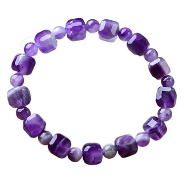 Natural Stone Beaded Bracelets for Women Men Gemstones Bracelets Crystal Adjustable Stretch Bracelets 8MM