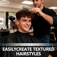 thumbnail image 7 of 2Pcs Gray Texture Comb, Travel Folding Wide-Toothed Voluminous Hair Styling Comb with Textured Grip, Hair Styling Tool for Women and Men, 7 of 7