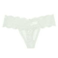 thumbnail image 4 of PMVFHDE Womens Solid Color Breathable Lightweight Thin Strap Lace Comfortable Seamless Underwear Womens Underwear White，One Size, 4 of 4