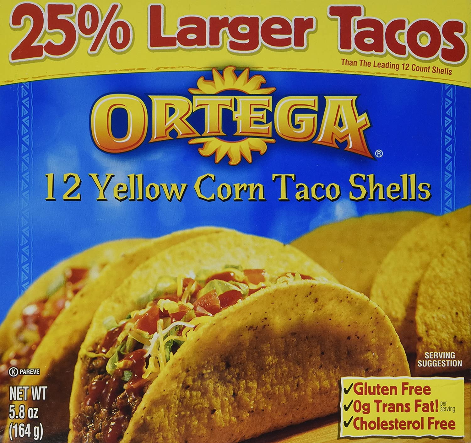 Buy Ortega 12 Yellow Corn Taco Shells 5.8 oz at Walmart.com.