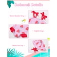 thumbnail image 3 of Usaibhir Baby Girls Swimsuit Toddler Ruffled Bikini One-Piece Swimwear Baby Girl Bathing Suits Kids Swimming Bathing Beachwear 12M-4Y, 3 of 10