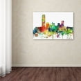 thumbnail image 3 of Trademark Fine Art "Oklahoma City Oklahoma Skyline SP" Canvas Art by Marlene Watson, 3 of 3
