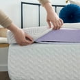 thumbnail image 3 of Lucid Lavender and Gel Covered Memory Foam Mattress Topper, 3 inch, Full, 3 of 5
