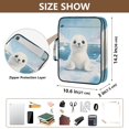 thumbnail image 3 of Haosy Accordion File Organizer Zipper Binder 500 Sheet 6-Tab Expanding File Folder Multi-Pocket 1.2 Inch 3 Ring Baby Seal on Iceberg, 3 of 7