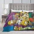 thumbnail image 4 of Simpsons Blankets Ultra Soft Flannel Blanket All Season Fuzzy Blanket Fluffy Cozy Blanket For Couch Bed Sofa 80"X60", 4 of 9
