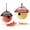 Brick&Yellow, variant on 2pk Composite Clay Bird House for Outside, Water Proof Hanging Birdhouse. Squirrel Proof Mordern Design Style Nest Box. 1.1" Hole Size for Wrens and Chickadees. (Brick&Yellow)