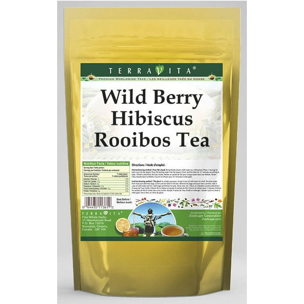Wild Berry Hibiscus Rooibos Tea (25 Tea Bags, Zin 539993) Walmart