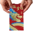 thumbnail image 2 of Tnobhg 12Pcs 2024 Spring Festival Red Envelopes Vibrant Color Chinese Dragon Design Lunar New Year Luck Money Envelopes, 2 of 8