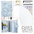 thumbnail image 1 of Hexang Onlyesh Budget Envelopes For Budgeting Organizer For 28Pcs Budget With Envelopes 6 Ring Saving (White), 1 of 4