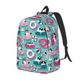 thumbnail image 1 of Easygdp Dogs With Swimming Mochila de Lona Resistente para Laptop, Compatible con Laptops de 15 a 17 pulgadas, Ideal para Escuela, Trabajo y Viajes-Small, 1 of 5