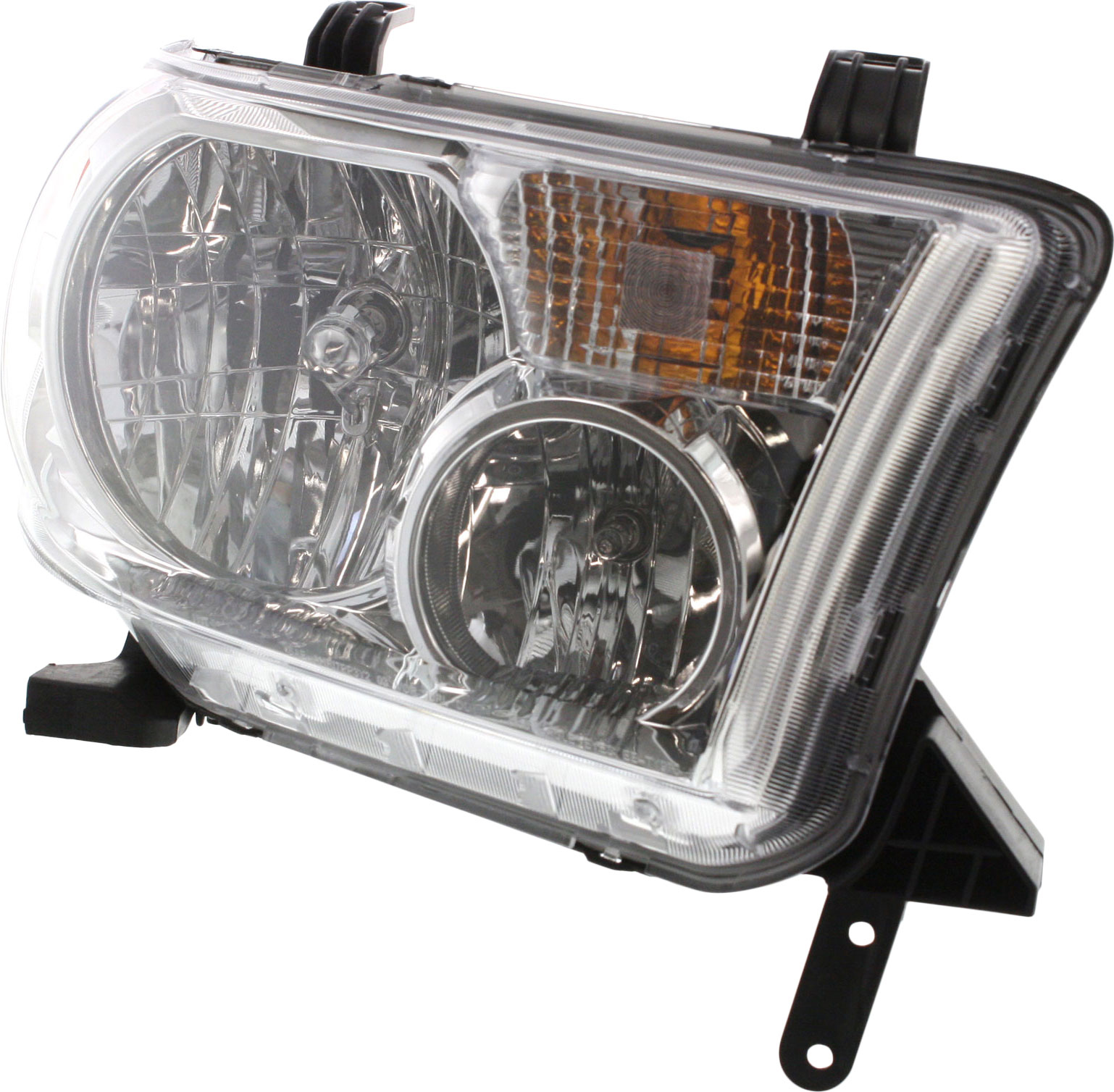 Headlight Compatible With 2007-2013 Toyota Tundra 2008-2017 Sequoia Right Passenger Halogen With bulb(s)