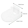 thumbnail image 2 of STOBOK No Punching Wall Mounted Camera Holder Transparent Shelf for Modern Rooms, 2 of 6