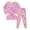 Pink, variant on Hessimy Infant Toddler Boys Girls Spring Cute Cartoon Print 2Pcs Long Sleeve Tops Pants Soft Casual Outfits Set, Infant Casual Set(Sky Blue,3-4 Years)