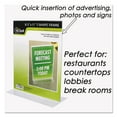 thumbnail image 5 of (2 pack) NuDell Clear Plastic Sign Holder, Stand-Up, 8.5 x 11, 5 of 7