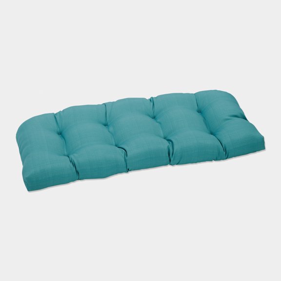 Pillow Perfect 44-inch Outdoor/Indoor Wicker Loveseat Cushion - Forsyth Pool