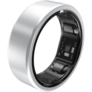 QALO Smart Ring - Silver Size 7 - No Subscription Fee - Sleep, Heart Rate, Movement, HRV, Women's Health Tracker - Size Before You Buy, Android & iOS Compatible