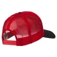 thumbnail image 4 of Happy Columbus Day Embroidered Mesh Cap - Black Red OSFM, 4 of 5