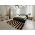 thumbnail image 5 of Ahgly Company Machine Washable Indoor Rectangle Abstract Light Brown Area Rugs, 7' x 9', 5 of 7