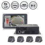 HD 360° Camera System with 10.1" HD Monitor with Calibration Kit