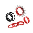 thumbnail image 1 of facefd Adaptateur de Roue Libre à une Vitesse 14T Pignon Cassette Espaceurs Pignon Amovible Rouge, 1 of 9