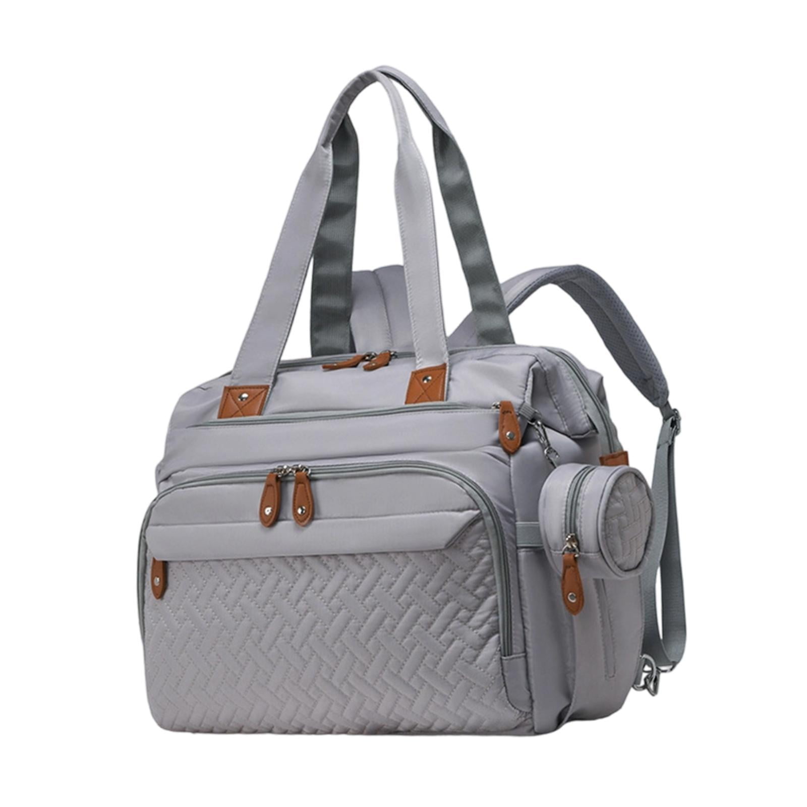 Diaper Bag Backpack Women Pacifier Case Oxford Cloth Adjustable Straps for Family Trip Outdoor Nursing
