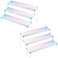 thumbnail image 1 of 2-Pack Acrylic Risers for Display, Rectangular Display Stand, 3 Tiers Perfume Organizer, Display Shelf for Toys Food Cupcake Dessert Desktop Tabletop, 1 of 8