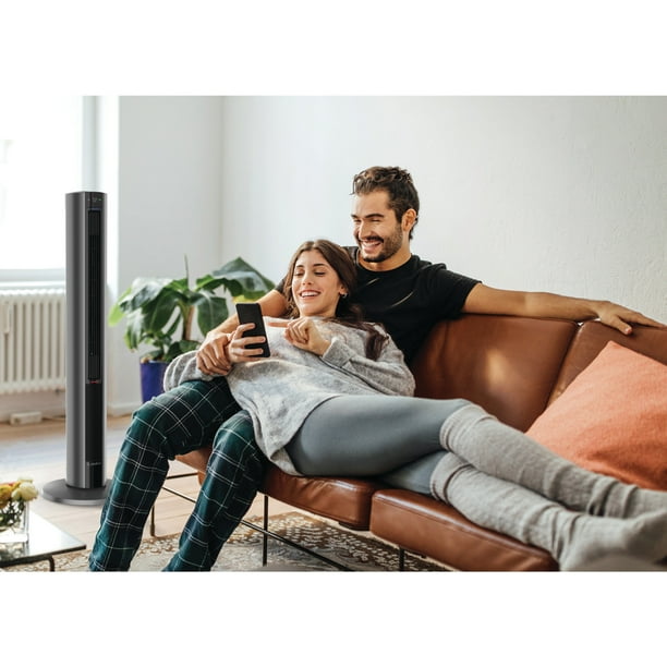 Lasko Combo Oscillating Hybrid Cooling & Heating Tower Fan, 42