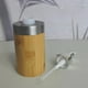 thumbnail image 4 of GOOHOCHY Dispensador de jabón para baño, botella de loción, dispensador de champú, dispensador de loción de bambú, 4 of 7