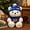 B, variant on Cififendec Christmas Plush Teddy Bear, 7.09"×5.12", Soft Stuffed Holiday Bear Doll with Knitted Hat and Christmas Sweater for Tabletop and Shelf Styling