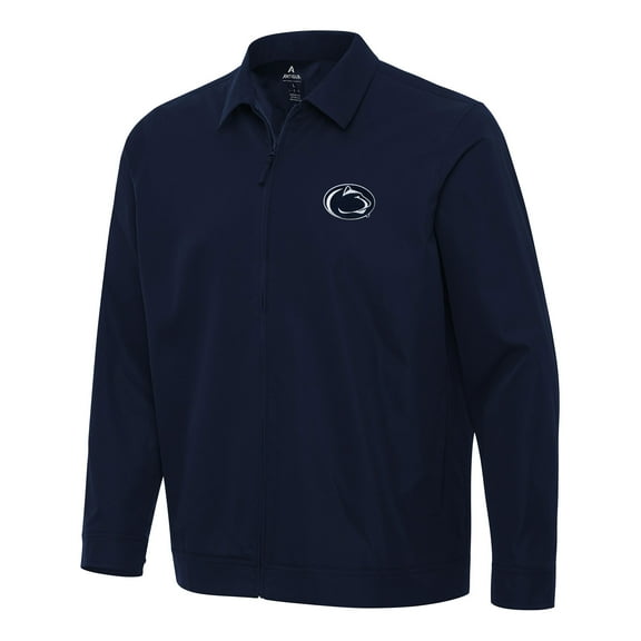 Men's Antigua  Navy Penn State Nittany Lions Pivot Full-Zip Jacket