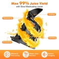 thumbnail image 3 of Exprimidor masticador YPONE con conducto de alimentación de 5.8 pulgadas, 400 W, 400 ml, 3 of 7