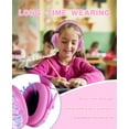 thumbnail image 7 of PROHEAR 032 Kids Ear Protection - Noise Cancelling Headphones Ear Muffs for Autism, Toddlers, Children - Pink, 7 of 7