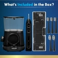 thumbnail image 5 of Waterpik Sonic Fusion 2.0 Flossing Electric Rechargeable Toothbrush Set, Black, 5 of 9