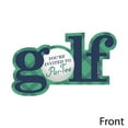 thumbnail image 2 of Big Dot of Happiness Par-Tee Time - Golf - Shaped Fill-in Invitations - Birthday or Retirement Party Invitation Cards with Envelopes - Set of 12, 2 of 6