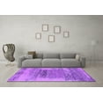 thumbnail image 3 of Ahgly Company Indoor Rectangle Oriental Purple Industrial Area Rugs, 2' x 5', 3 of 4