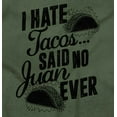 thumbnail image 4 of I Hate Tacos Said No One Ever Pun Hoodie Sweatshirt Women Men Brisco Brands M, 4 of 6