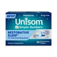 thumbnail image 3 of Unisom Simple Slumbers Restorative Sleep Tablets 30-Count, Melatonin 3mg, 3 of 9