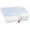 Cloud White, variant on Wireless Keyboard and Mouse Combo - Ergonomic Wave Rechargeable Keyboard with Soft Leather Wrist Rest, RGB Backlit -Black