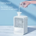 thumbnail image 4 of Fwttom Cooling Fan - Quiet Small Humidifier Water Cooling Desk Fan with Screen Display & Colorful Lights, 3 Speeds, Portable Fans That Blow Cold Air, Standing Fan for Bedroom Home Office, 4 of 9