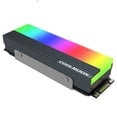 thumbnail image 1 of CNKOO COOLMOON CM-M7S M.2 SSD Heatsink Cooler 2280 ARGB Solid State Disk Radiator, 1 of 6