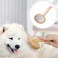 thumbnail image 1 of Fiudx Peine de Madera para Mascotas, Mango Ergonómico de Madera Maciza, Púas con Amortiguación de Aire para Un Aseo Suave, Eliminación Eficaz de Nudos y Enredos, Ideal para Perros y Gatos, Fácil de L, 1 of 6