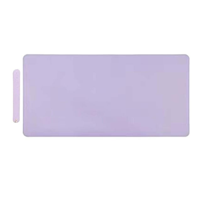 Alfombrilla de ratón de escritorio, alfombrilla de ratón extendida de doble cara, doble color, computadora extendida Púrpura