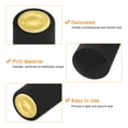 thumbnail image 3 of Uxcell 100 Pack Heat Shrink Wrap Sleeves Wine Shrink Wrap Cap, 32x50mm Black/Gold, 3 of 5
