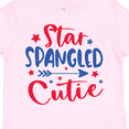 thumbnail image 4 of Inktastic 4th of July Star Spangled Cutie with Blue and Red Stars Boys or Girls Toddler T-Shirt, 4 of 5