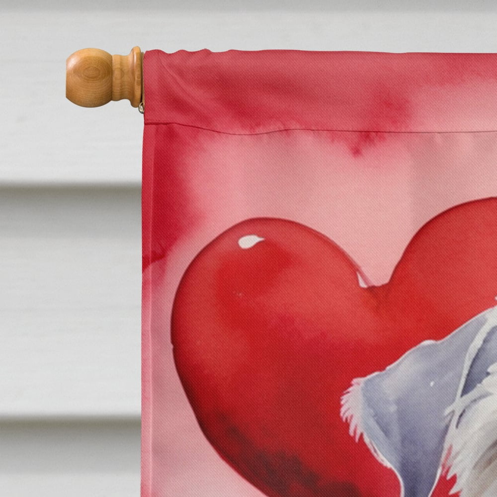 Sealyham Terrier My Valentine House Flag 28 in x 40 in