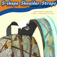 thumbnail image 5 of Camo and Tree Brown Pattern 17" Waterproof Oxford School Backpacks for Teens, S-Shape Padded Straps, for School, Travel, Hiking, Camping, 5 of 5